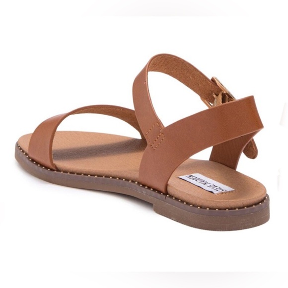 Steve Madden $70 Women’s Tesa Slingback Cognac Color Summer Sandal Size 7 NWT - Picture 2 of 7